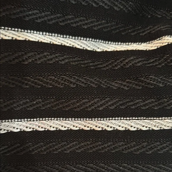 Jones New York Black and Silver Striped Jacket Size L - Picture 3 of 3